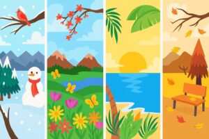 Seasons in Franch language