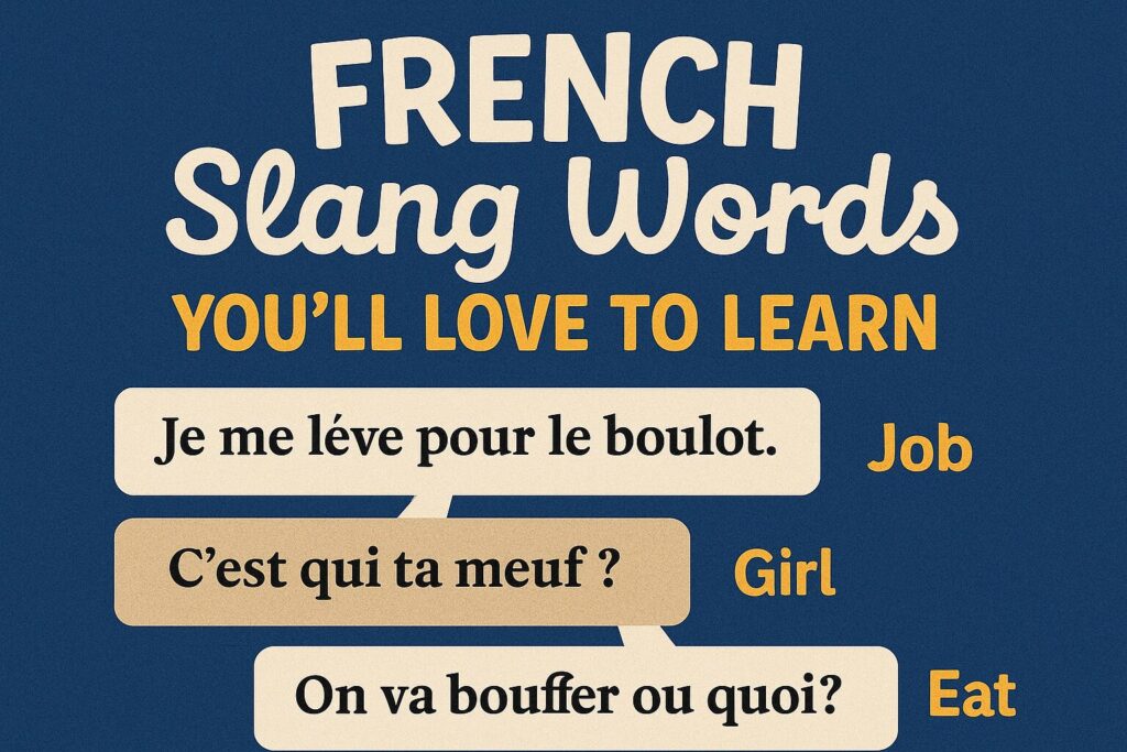 French Slang Words You’ll Hear Every Day (Real Examples) 1 Learn French Slang words by KLF Group