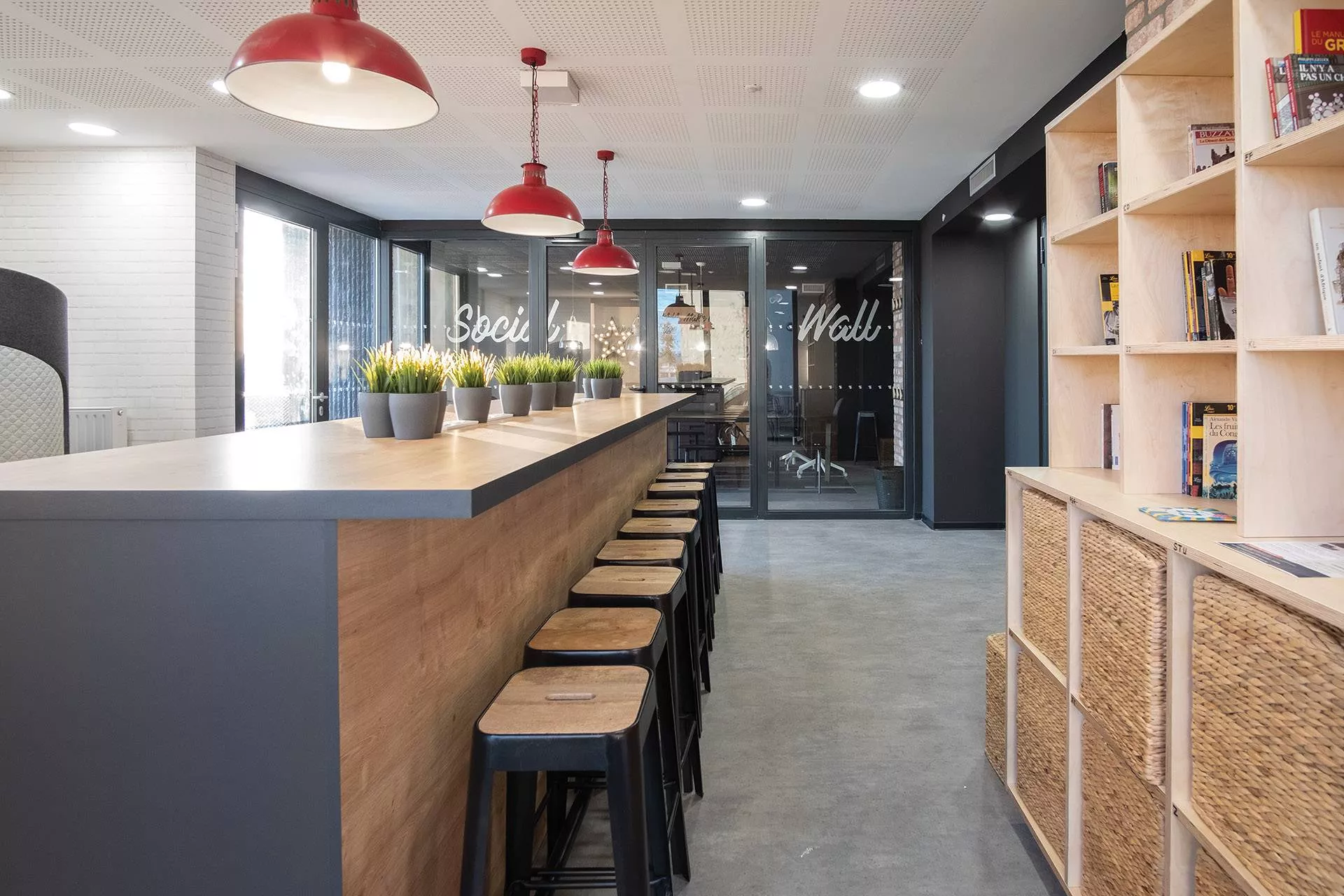 Modern student studio