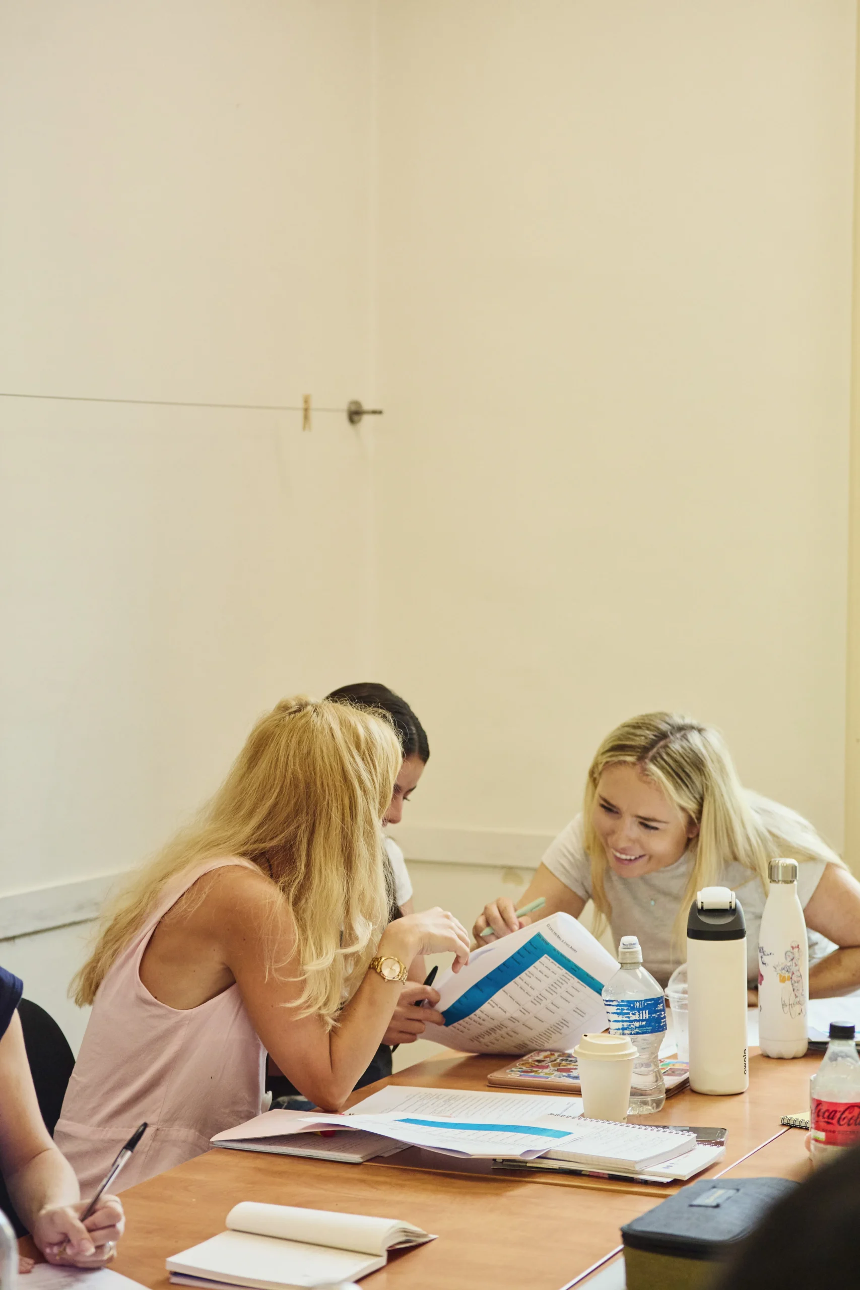 French course in an international group