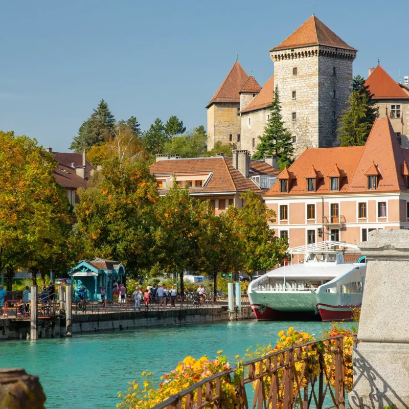 412708-France Chateau d’Annecy historic castle in Annecy, France