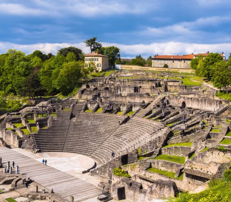 ancient-theatre-of-fourviere-in-lyon-france ancient-theatre-of-fourviere-in-lyon-france