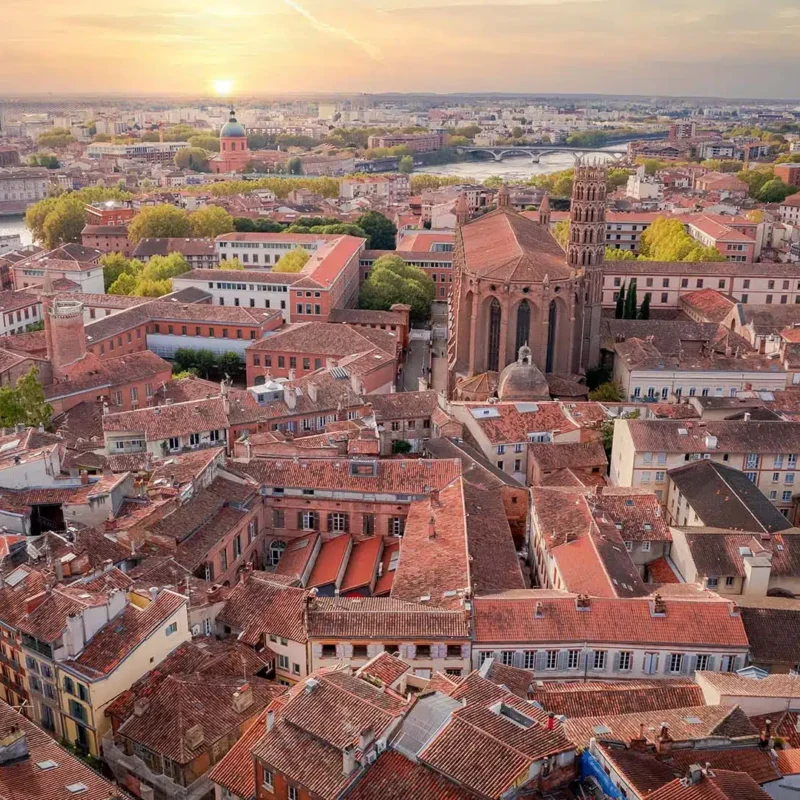 toulouse-vue-aerienne Toulouse Historic City Center